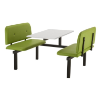 CU95 - 4-Seater Felix Canteen Unit - 1 Way Access, Green, White