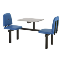 CU95 - 2-Seater Felix Canteen Unit - Blue, Grey