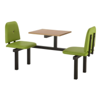 CU95 - 2-Seater Felix Canteen Unit - Green, Beech