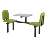 CU95 - 2-Seater Felix Canteen Unit - Green, Grey