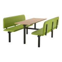 CU94 - 6-Seater Oscar Canteen Unit - 2 Way Access, Green, Beech