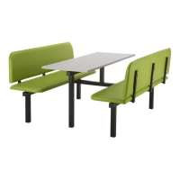 CU94 - 6-Seater Oscar Canteen Unit - 2 Way Access, Green, Grey