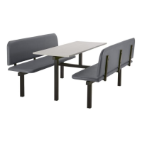 CU94 - 6-Seater Oscar Canteen Unit - 2 Way Access, Grey, Grey