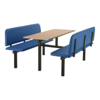 CU94 - 6-Seater Oscar Canteen Unit - 2 Way Access, Blue, Beech