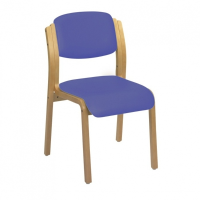 Aurora Visitor Chair - Mid Blue