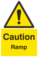 Caution ramp