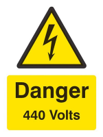 Danger 440 volts