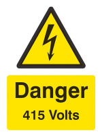 Danger 415 volts