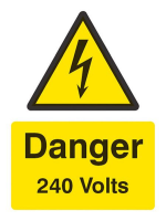 Danger 240 volts