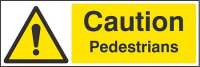 Caution pedestrians