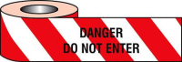 Danger do not enter barrier tape