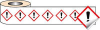 250 S/A labels 100x100mm GHS Label - Irritant
