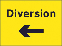 Diversion left arrow