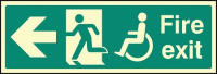 Disabled fire exit