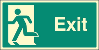 Exit - left symbol