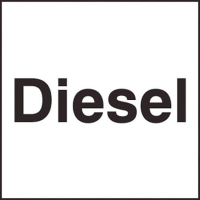 Diesel 150x150mm self adhesive