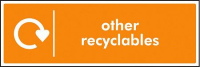 WRAP Recycling Sign - Other recyclables