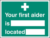 Your first aider is located