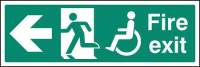 Disabled fire exit