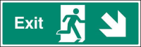 Exit - down and right