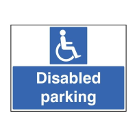 Disabled Parking Only with Frame