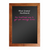 Wood Framed Blackboard - 1250 x 700mm (HxW)