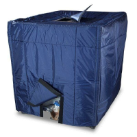 IBC Insulated Full Cover in Blue Nylon With Openings
