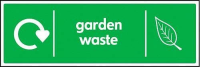 WRAP Recycling Sign  -  Garden waste