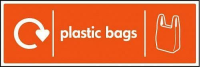 WRAP Recycling Sign  -  Plastic Bags