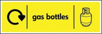 WRAP Recycling Sign  -  Gas bottles