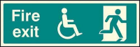 Disabled final fire exit