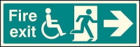 Disabled fire exit &#8212;>