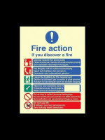 Multi-lingual fire action auto with lift