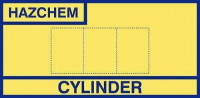 Design own cylinder storage placard alu