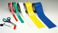 Magnetic easy-wipe strip 50mmx10m yellow