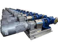 North Ridge FIG180 Internal Gear Pump with In-line Flange Connections