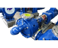 North Ridge FIG90L Internal Gear Pump with Gear Length Extended and 90&#176; Flange Connections