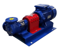 North Ridge FIG90C Close Coupled Internal Gear Pump with 90&#176; Flange Connections