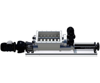 Nova Rotors DHB-JHB Progressive Cavity Pump with hopper and motorised bridge breaker