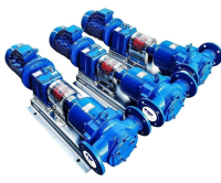 North Ridge MFIG180L Magnetically Coupled Internal Gear Pump with Extended Gear Length and In-Line Flange Connections - Tanker Unloading Apllication