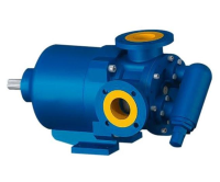 North Ridge MFIG90L Magnetically Coupled Internal Gear Pump with Extended Gear Length and 90&#176; Flange Connections - Tanker Unloading Apllication