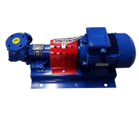 North Ridge FIG90CL Close Coupled Internal Gear Pump with Extended Gear Length and 90&#176; Flange Connections - Tanker Unloading Apllication