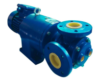 North Ridge FIG90CH Internal Gear Close Coupled Food Pump - 90&#176; Flange Connections - Tanker Unloading Apllication