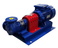 North Ridge FIG90C Close Coupled Internal Gear Pump with 90&#176; Flange Connections - Tanker Unloading Apllication