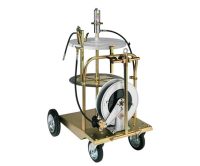 RAASM 180 - 220 kg Trolley Mounted Grease Dispensing Kits with Hose Reel - Lubrication Apllication
