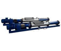 Nova Rotors DHS-JHS Progressive Cavity Pump with hopper For Wastewater Treatment Industry