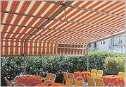 Free standing terrace awnings