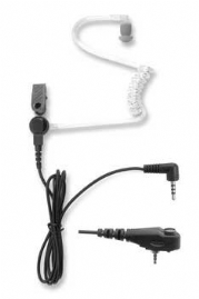 Receive only Acoustic tube Earpiece for the Sepura and the Motorola Radios