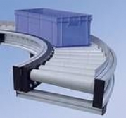 Curved roller conveyors 