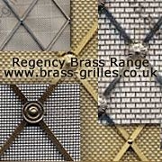 Regency Diamond Brass Grille Range UK Supplier